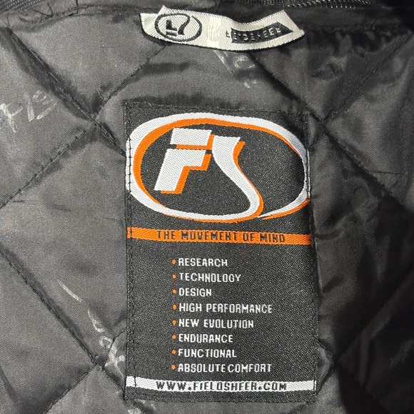 Fieldsheer Jacket Men's Small Motorcycle Riding Green Black Adjustable Sides - Picture 4 of 16